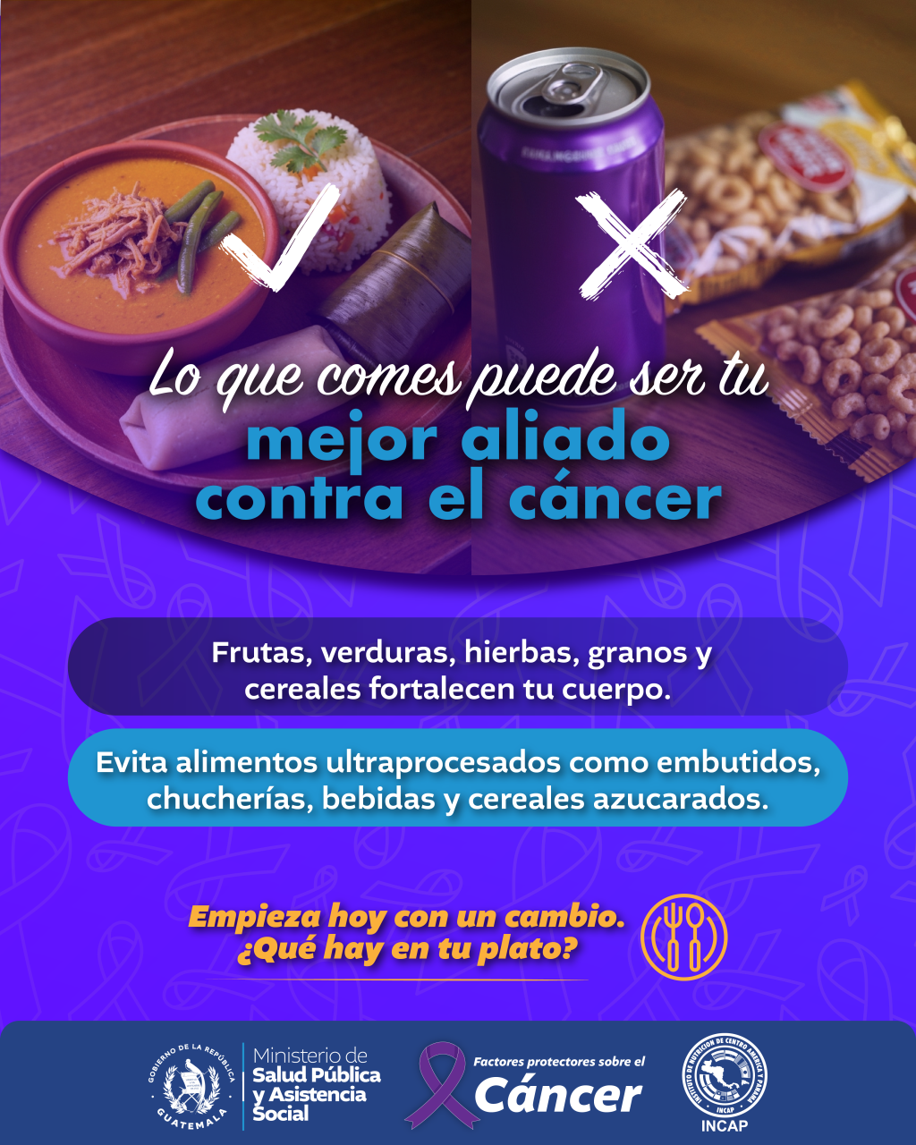 Cada elección en tu plato puede hacer la&nbsp;diferencia.