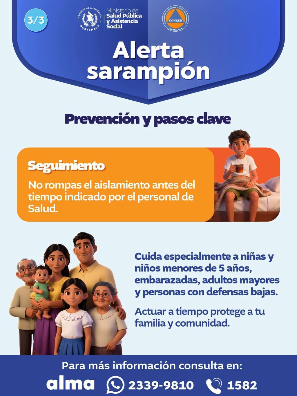 Alerta por sarampión en Guatemala: Salud intensifica acciones de prevención y&nbsp;vacunación